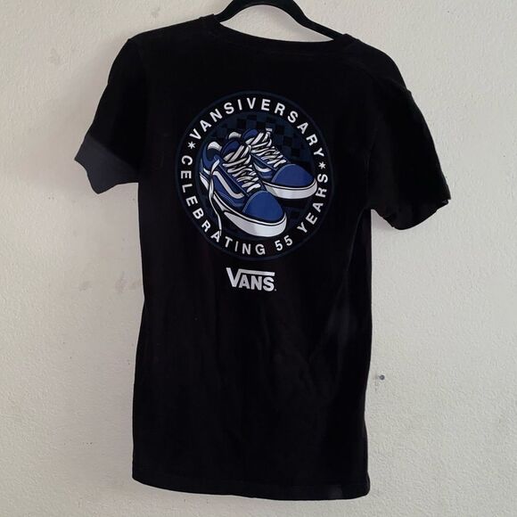 Vans Tops - Vans Old Skool Blue Graphic Tee